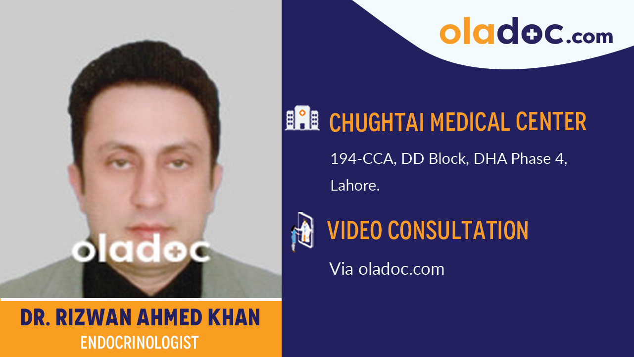 Practice location of  Dr. Rizwan Ahmed Khan Niazi